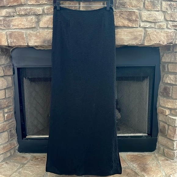 NWT Camille Marie black skirt with side slits and sequin throughout. Size XXL - Picture 1 of 10